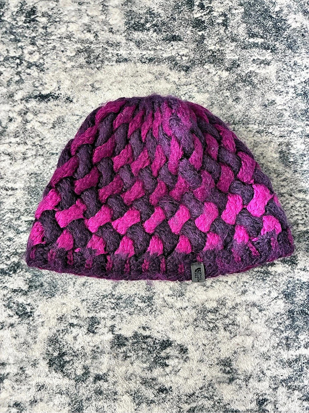 The North Face Purple & Pink Knit Hat